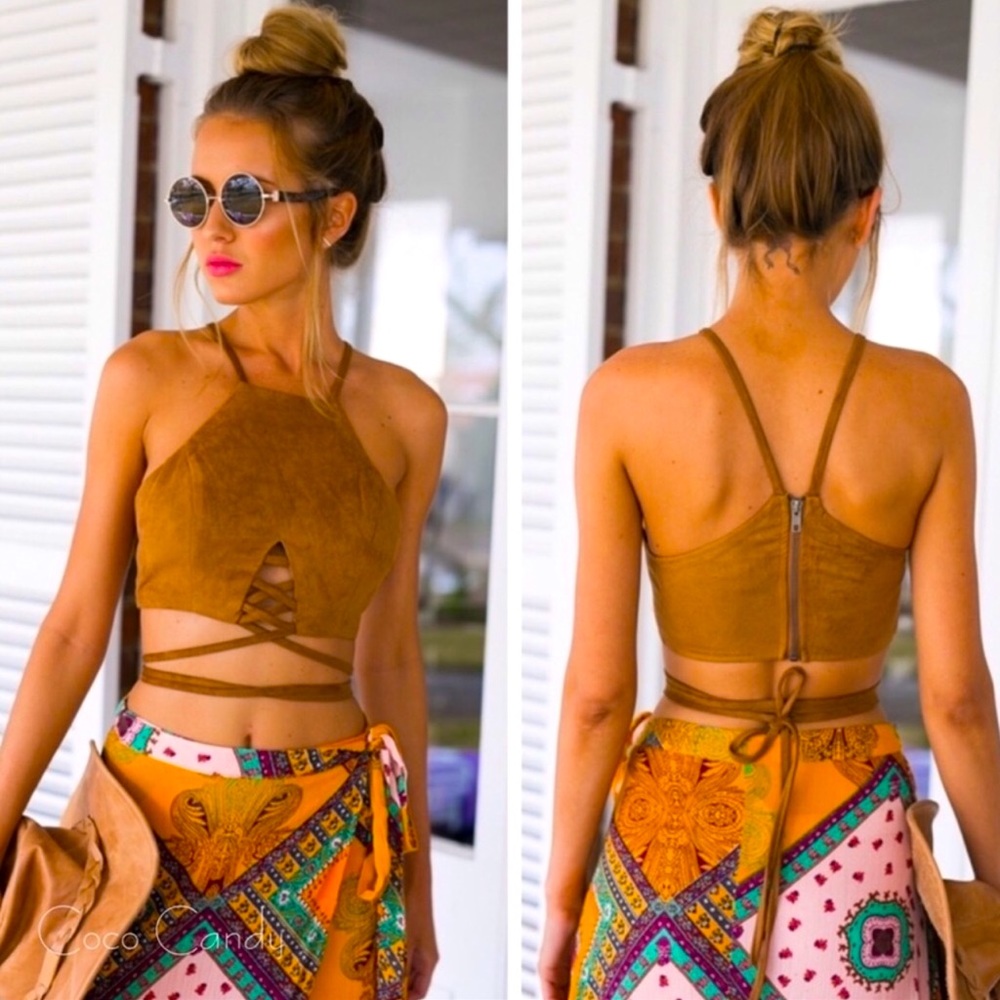Sexy Bajo top suede